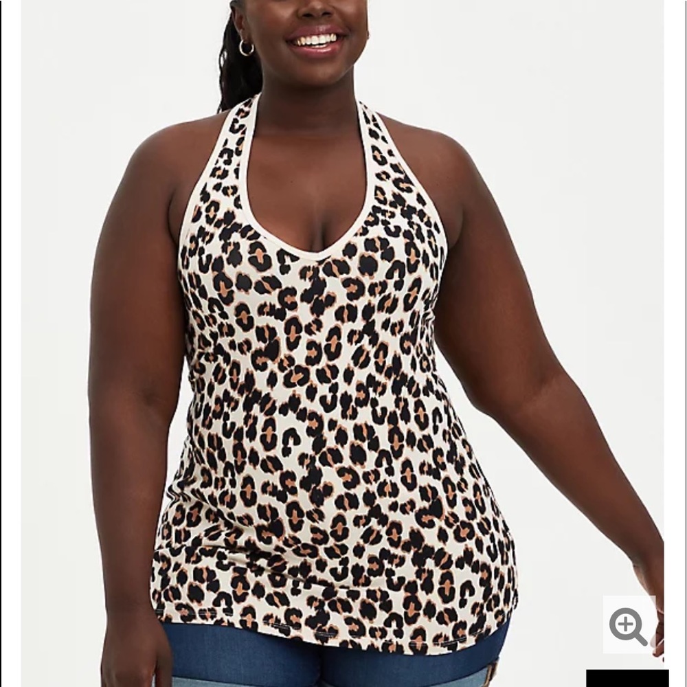 Nwt Torrid Leopard print Halter Top